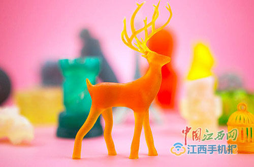 3D打印机打印出的作品